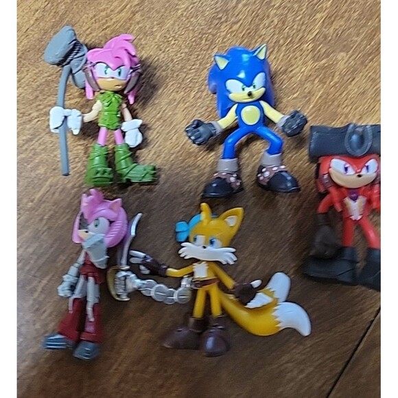 Sonic The Hedgehog Prime Pirate Tails Knuckles Thorn Amy Rose Rusty figures - Picture 7 of 8